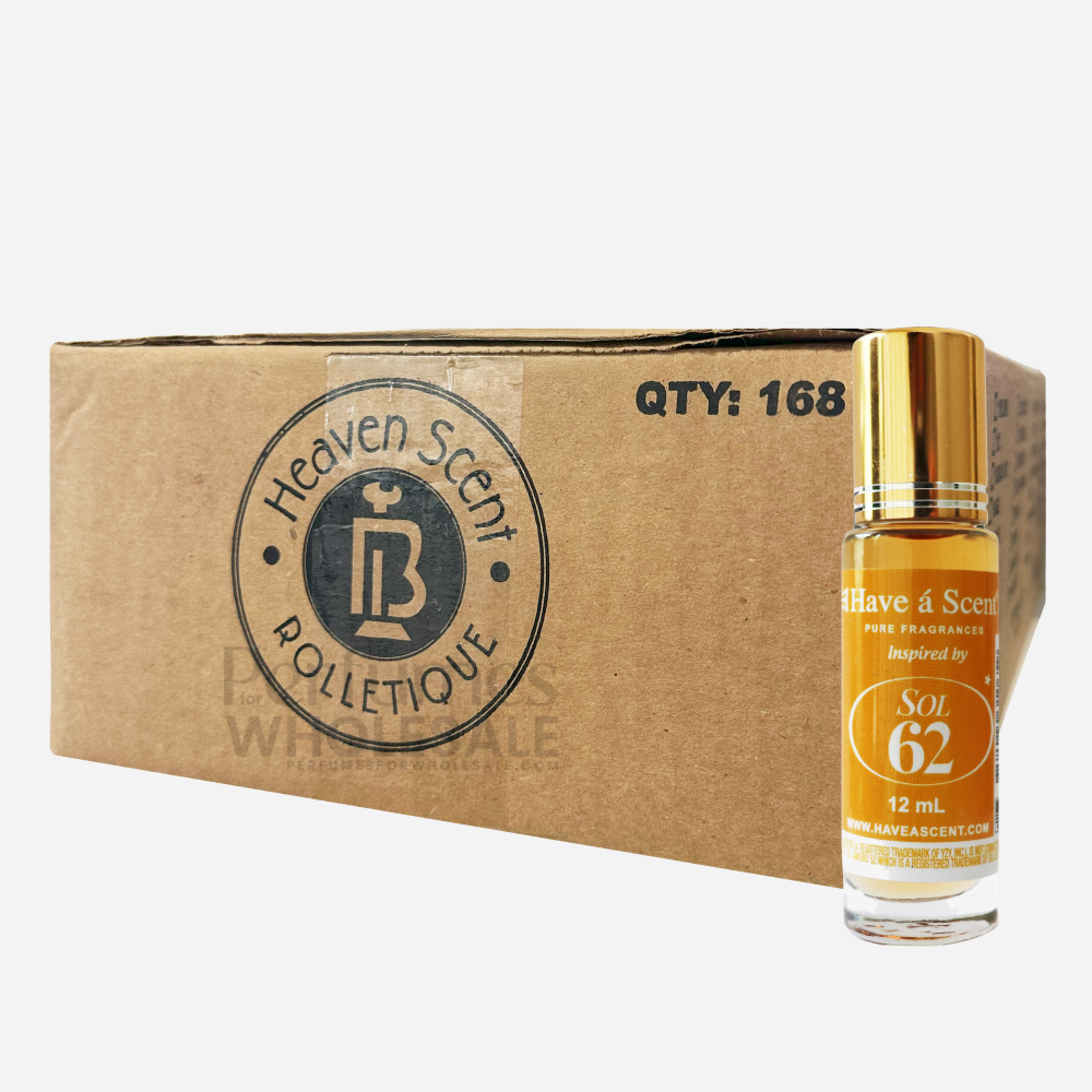 Have a Scent Collection Wholesale Sol 62 Roll On Oils 12ml (168 Pieces)